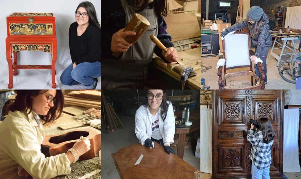 Marie Lunel ébéniste restauratrice